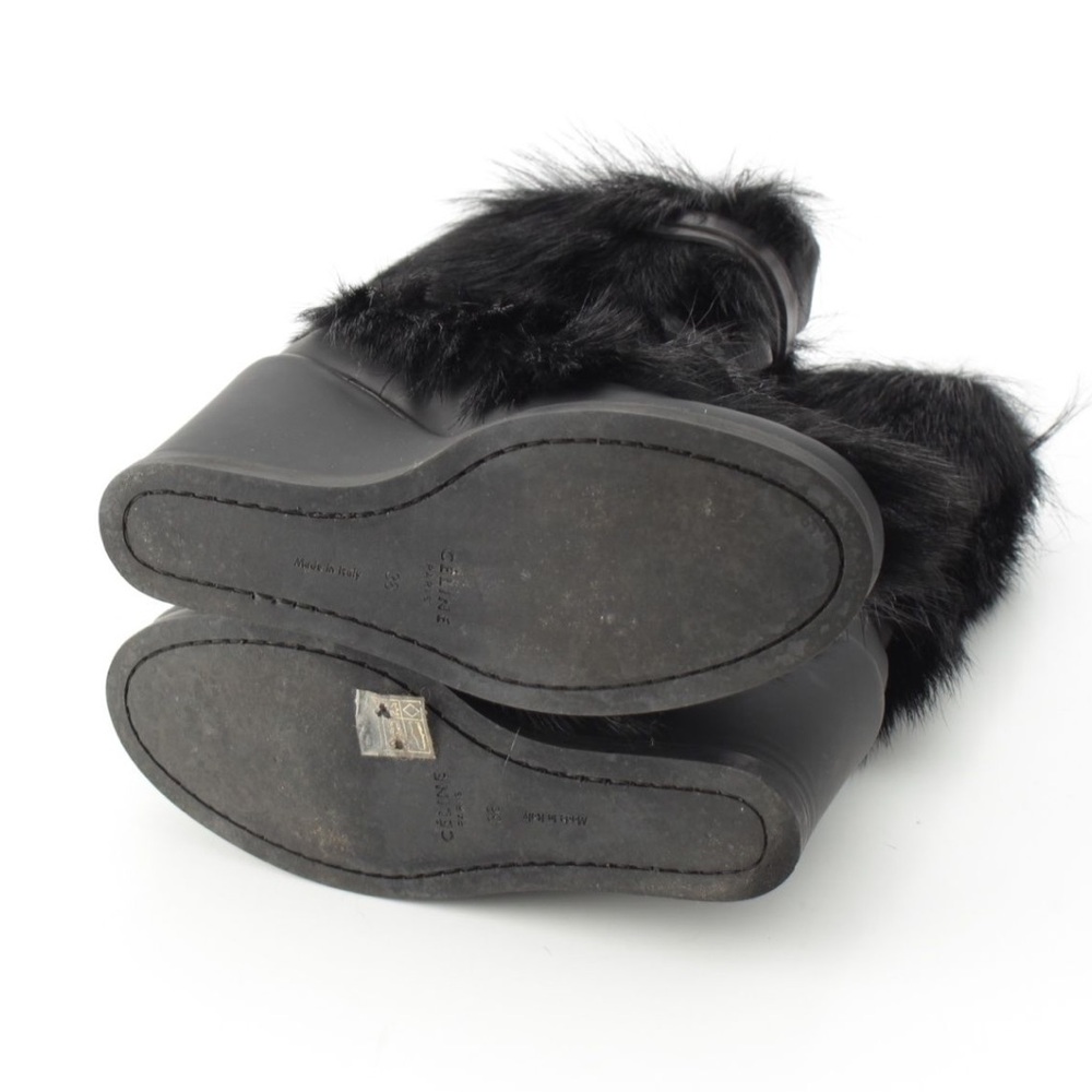 Celine Phoebe Philo era black wedge heel boots 36 - Picture 7 of 11